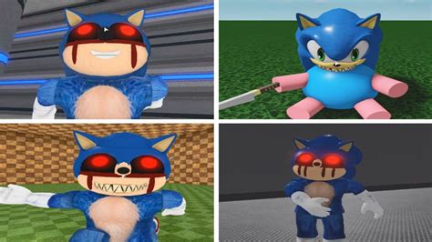 Roblox New All Sonicexe Jumpscare New Sonic Test All The Bots