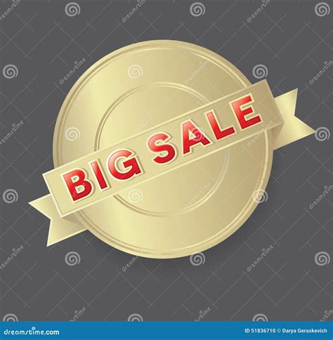 Big Sale Badge Stock Vector Illustration Of Isolated 51836710