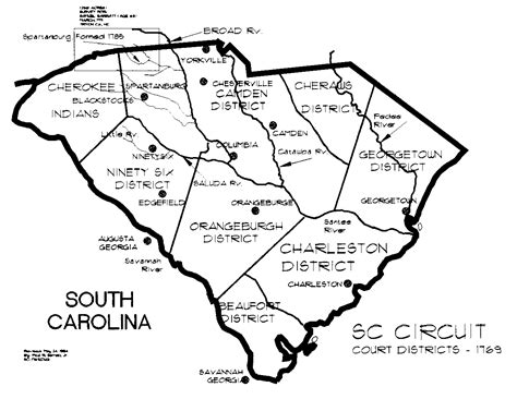 South Carolina Colonial Maps