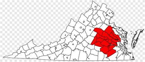Loudoun County Colony Of Virginia En Blanco Mapa De Carreteras Mapa De