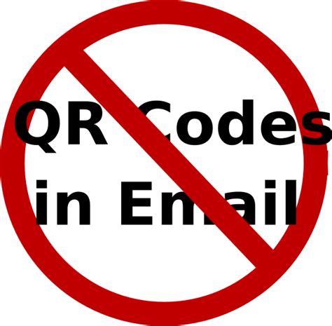 No Qr Codes In Email Clip Art At Vector Clip
