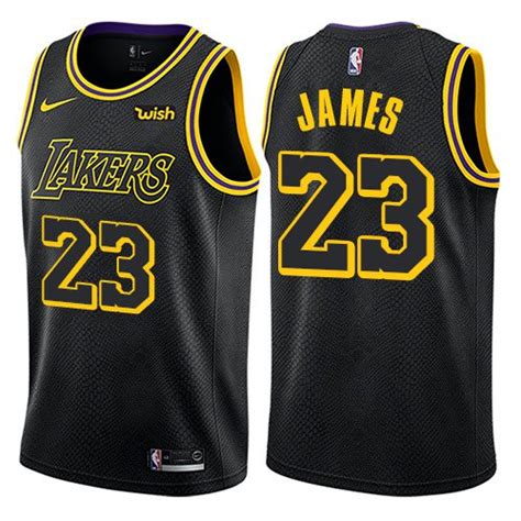 The black mambas, the sunday whites and the classic gold each get two games. Nike Lakers #23 LeBron James Black NBA Swingman City Edition Jersey