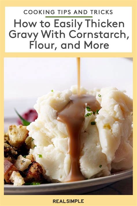 6 genius ways to thicken gravy using items from your pantry thicken gravy homemade gravy