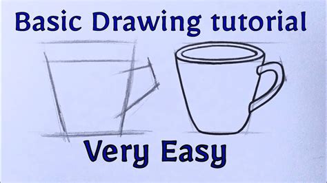 Basic Drawing Lessons For Beginners How To Draw Object Drawing Easy For