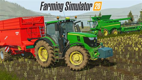 John Deere Farm Farming Simulator Gameplay Harvesting Canola