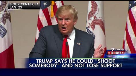 Trump I Could Shoot Somebody And Not Lose Followers Fox News Video