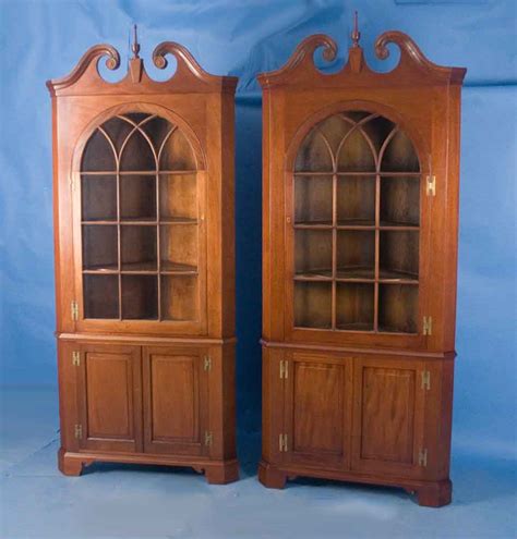 Check spelling or type a new query. Pair of Mahogany Corner Cabinets For Sale | Antiques.com ...
