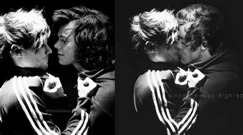 International Kissing Day Ls Os Harry And Louis Kissing Larry