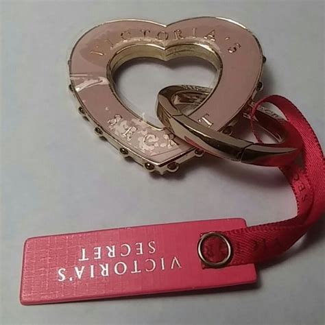 Nwt Victorias Secret Pink Heart Keychain Fob Nwt With Images