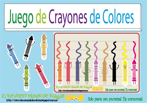 Juego De Colores De El Dia Que Los Crayones Renunciaron Mundo De Rukkia