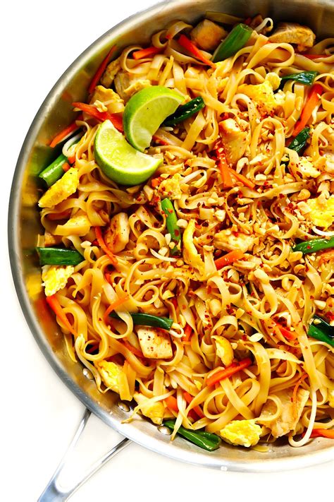 It is a tangy and delicious combination of noodles, vegetables, and chicken or shrimp all tossed in a sweet and sour sauce with a little bit of spice. Pad Thai | Recipe | Best pad thai recipe, Food recipes ...