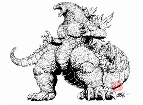 We have collect images about godzilla drawing easy for kids including images, pictures, photos, wallpapers, and more. Printable Godzilla Coloring Pages - Coloring Home