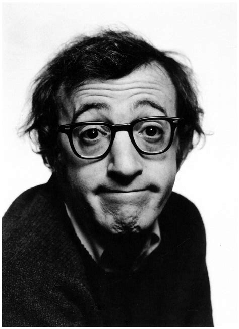 Download Young Woody Allen Posed In A 1969 Black And White Photograph