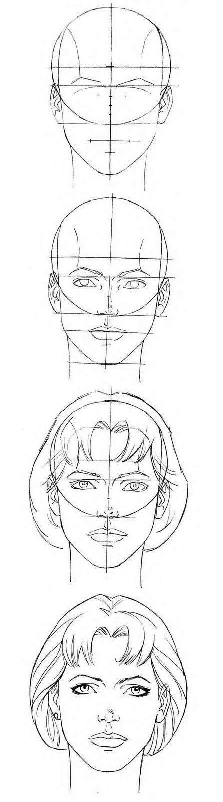Como Dibujar Caras Y Cabezas De Mujer Y Hombre Fácilmente El Cómo De