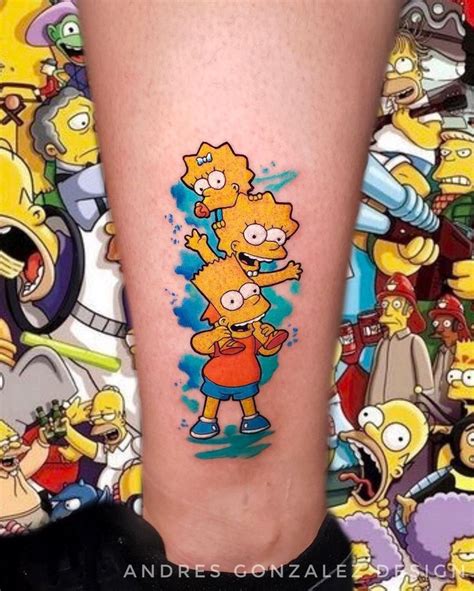 The Simpsons 200 The Best Tattoos Ever Inkppl Simpsons Tattoo