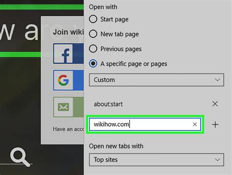 Change Your Homepage In Microsoft Edge On Windows