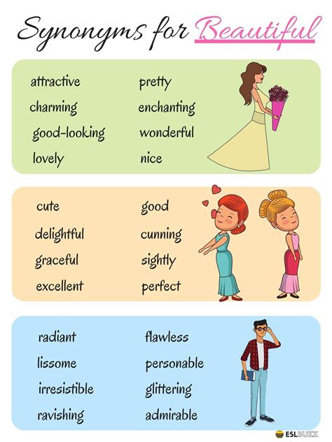 Synonyms For Beautiful There Are Many Words To Use Instead Of
