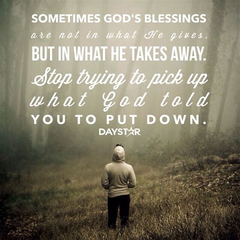 Sometimes Gods Blessings Are Not In What He Gives But In What He