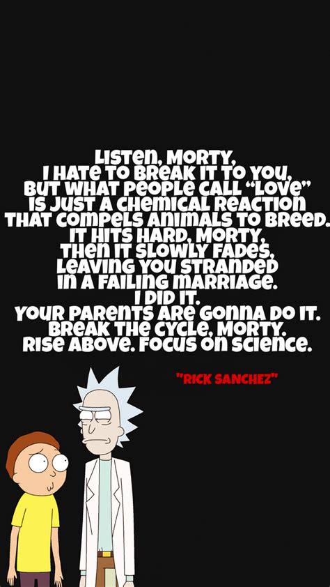 The Best Quote Of The Entire Series Rrickandmorty
