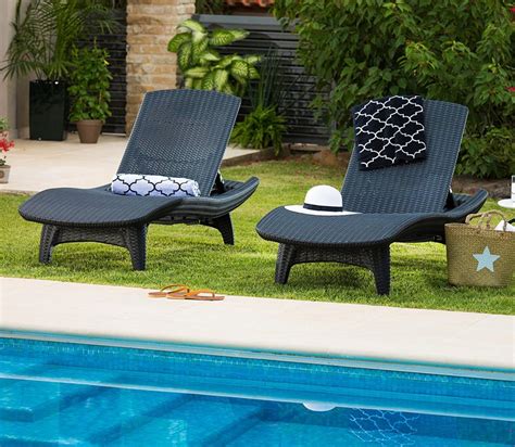 They allow the body to relax into a most comfortable reclined position to encourage blood circulation. Outdoor Chaise Lounge | The Garden and Patio Home Guide