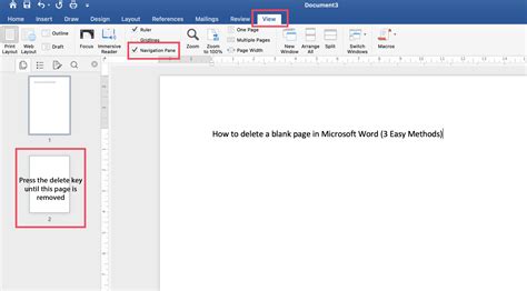 How To Delete A Blank Page In Microsoft Word Dummytechcom Images