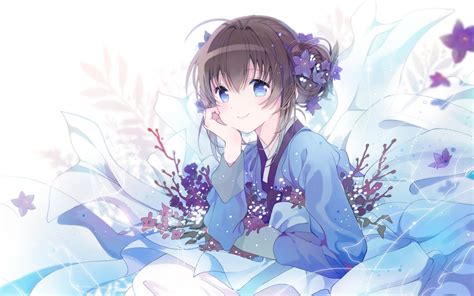 Download 2880x1800 Anime Girl Traditional Clothes