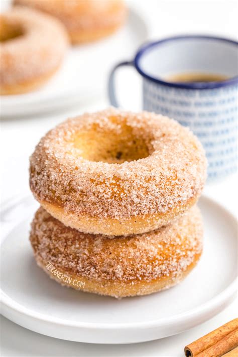 Sugar can be substituted with honey (pam's harvestcraft). Gluten-free Cinnamon Sugar Donuts - Texanerin Baking