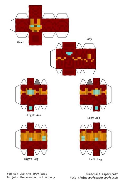 Iron Man N8s Epic Minecraft Board Pinterest Iron Papercraft And