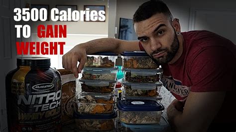 3500 Calorie Meal Plan Weight Gain Meal Plan Meal By Meal Breakdown