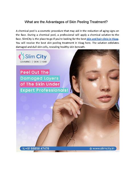 What Are The Advantages Of Skin Peeling Treatment Pdf Host