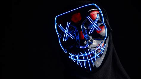 Wallpaper Anonymous Mask Purge Creepy 5k Photography