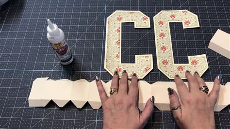 3D letters with your Cricut - YouTube