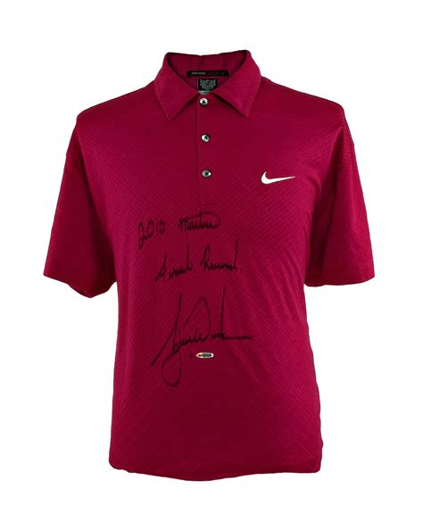Rare Tiger Woods Sunday Red Shirt From Historic Masters Expected To