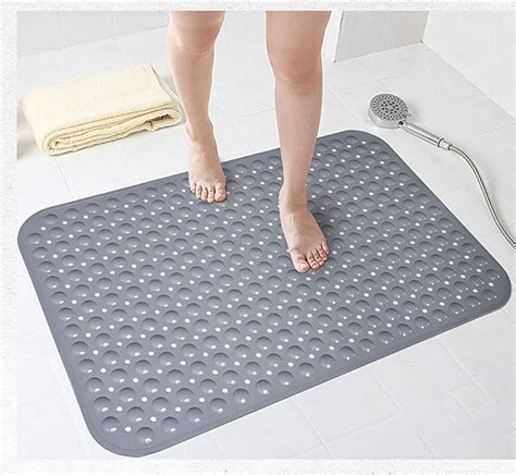 Bathsafe Extra Wide X Cm Non Slip Soft Bath Mat Anti Slip Tpr Shower