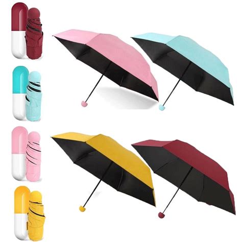 Mini Pocket Umbrella Women Uv Small Umbrellas 250g Rain Women