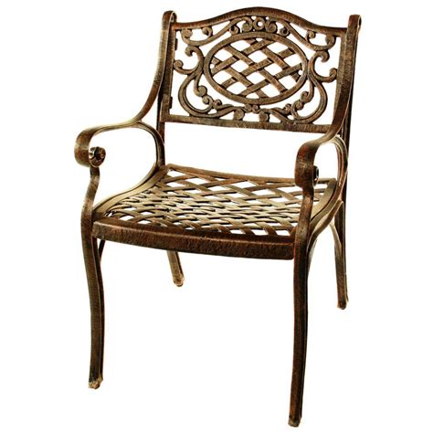 Arm chairs living room chairs : Oakland Living Mississippi Patio Arm Chair-2109-AB - The Home Depot
