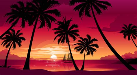 Hawaii Sunset Wallpaper - 1920x1200 - Download HD Wallpaper - WallpaperTip