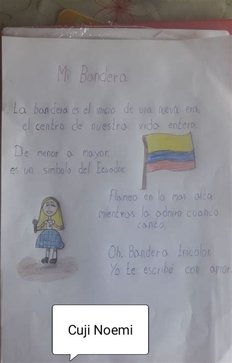 Poema A La Bandera Ecuatoriana Kulturaupice