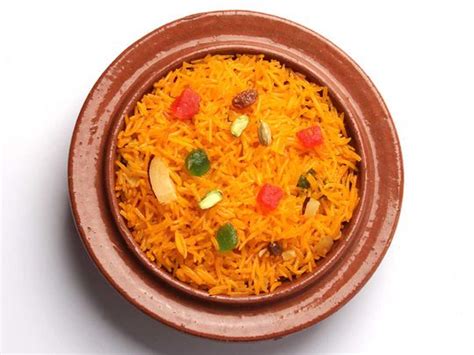 Zarda Pulao Or Sweet Rice With Orange And Chicken Cooking Cuisines