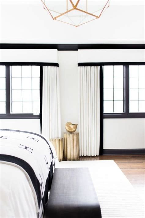 I left one room with white trim and painted the adjoining room windows in black trim. Interior Design Ideas - 12 Ways to Add Black Trim ...