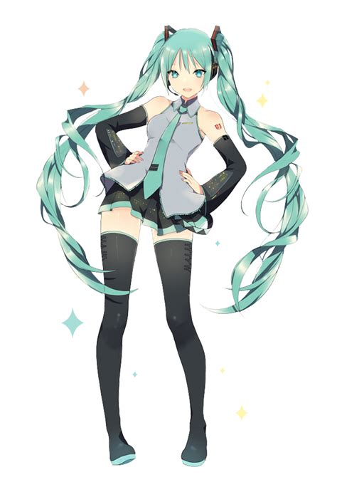 Vocaloid Hastunemiku Pngver By Sr Png On Deviantart