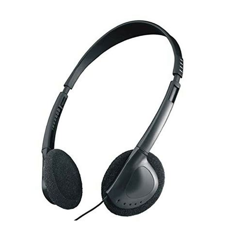 Stereo Classroom School Headphones Set 1 Pack Black