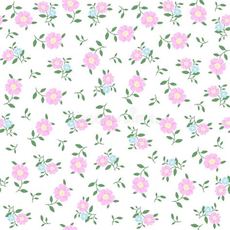 Seamless Pattern In Small Flower Romantic Flower Print Stock Vector