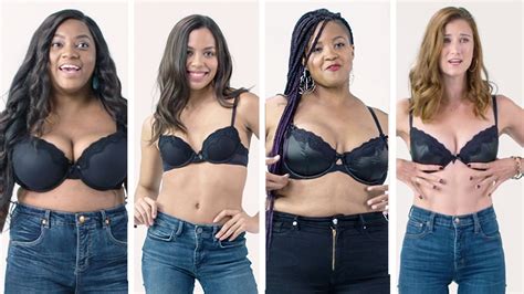 Watch Women Sizes A Through D Try On The Same Bra Fenty Glamour
