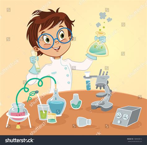 Chemistry Lab Cartoon Images Stock Photos And Vectors Shutterstock