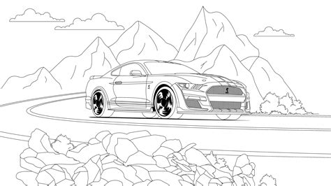 Shelby Cobra Coloring Page Coloring Pages U My Xxx Hot Girl
