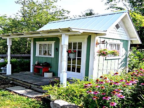 Cute Porch Ideas Country Garden Sheds Cottage Garden Shed