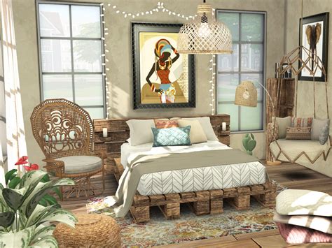 Here Is A Cozy And Rustic Boho Style Found In Tsr Category Sims 4
