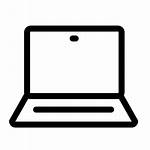 Laptop Icon Outline Icons Minimal Notebook Computer