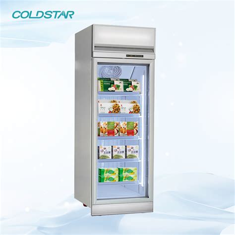 L Upright Glass Door Ice Cream Display Freezer China Display